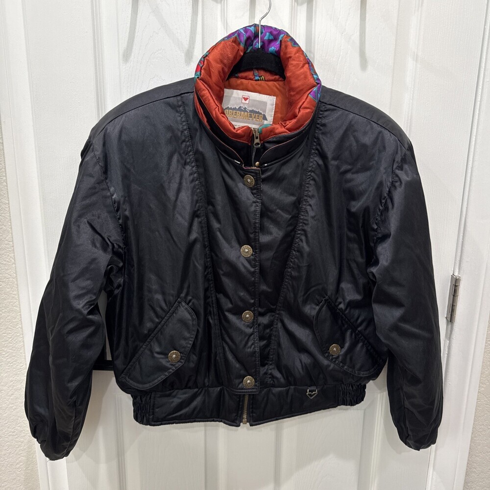 Vintage Obermeyer Women’s Ski Jacket Size 10 Medium Retro Winter Snowboard Coat - Picture 3 of 12